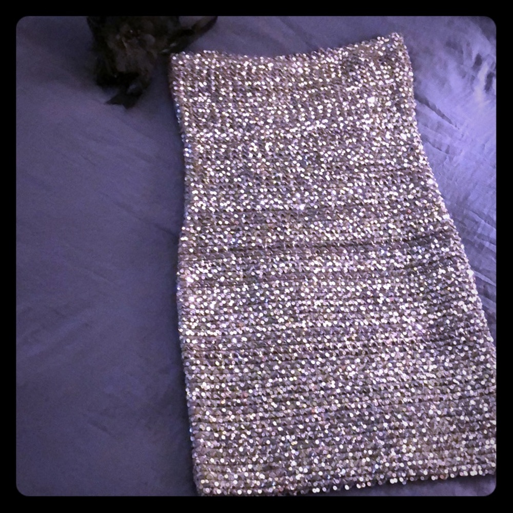 Sequin mini dress
